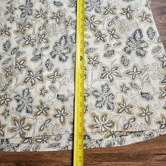 Reyn Spooner Hawaiian Floral Button Down Short Sleeve Shirt 2XL Coastal Beach - Picture 6 of 7